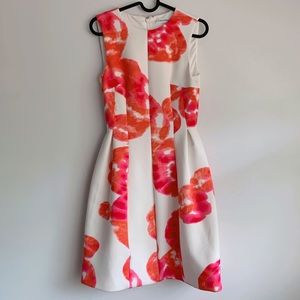 Calvin klein floral bubble dress